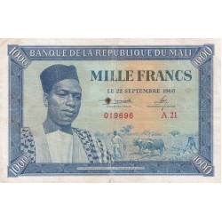 MALI 1000 FRANCS 1960